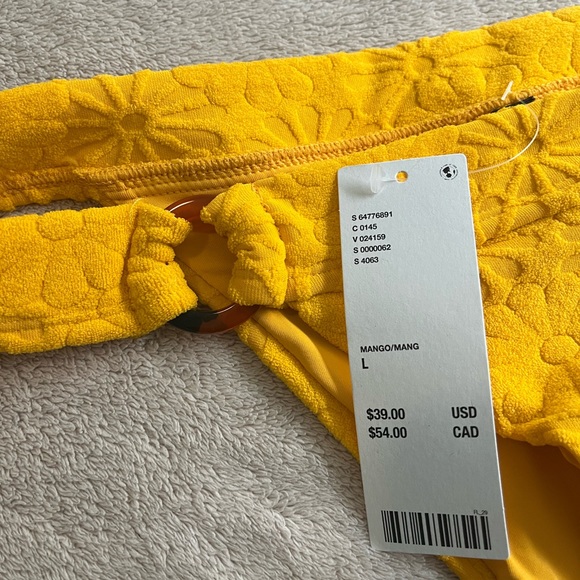 Mango bathing suit bottom, flower pattern - Picture 2 of 7